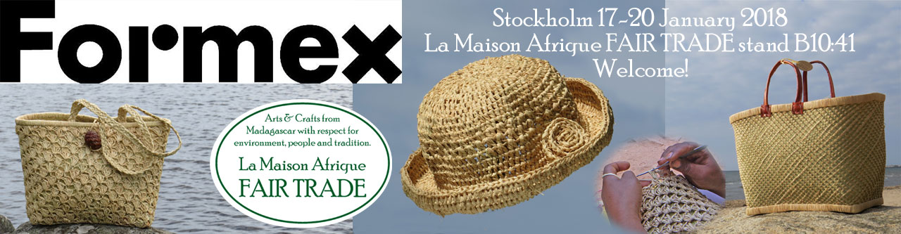 formex 2018 exhibitor La Maison Afrique FAIR TRADE