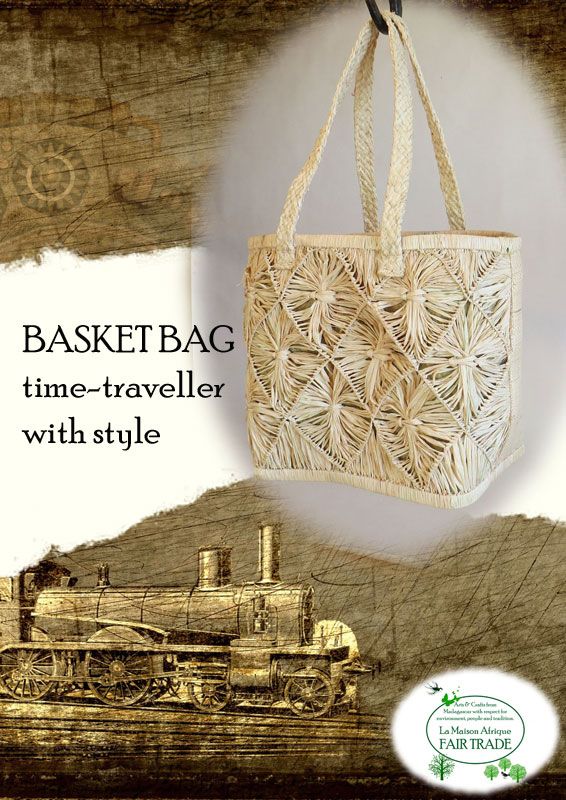 BASKET BAG - time traveller with style